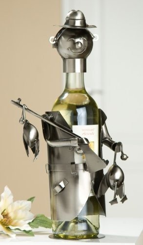 Preisvergleich Produktbild Gilde Flaschenhalter 'Jäger', 32 cm