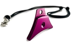 LOGAN WHISTLES Logan A1 Sifflet de berger et cordon en corde de voile (violet)