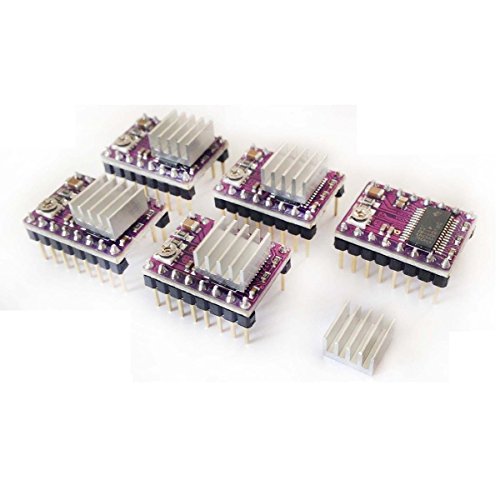 PIXNOR 5Stk StepStick 4-Lagen DRV8825 Stepper Motor Driver Modul für 3D-Drucker Reprap RP A4988 - 2