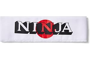 PLAYWELL Martial Arts Kopfband, Ninja, Weiß