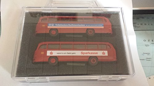 Preisvergleich Produktbild Brekina 90403 Bahnbusse 2 tlg 1:87