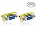 Produktbild IIEasy Gender Changer 9 pol Weiblich zu Weiblich Stecker Seriell Adapter 9-pol Seriell RS232 D-SUB-Gender Konverter Stecker-2er Set