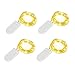 Produktbild Cuitan 1M 10 LEDs Kupferdraht Lichterkette, 4 Stück Warmweiß String Lights Batterie-betrieben Lichterdraht Schnur Lichter Drahtlichterkette für Weihnachten, Party, Garten, Hochzeit, Baum, Terrasse