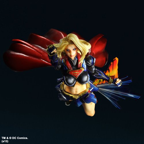 DC Comics Play Arts Kai Variant Supergirl Action Figure