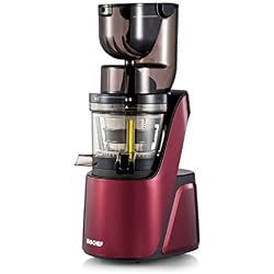 Extracteur de Jus BioChef Quantum Whole Slow juicer - Bouche d'alimentation à double entrée pour fruits et légumes entiers | Moteur de qualité commerciale - 4 tamis différents au choix - 37 tr/min