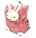 Ziweiba Baby Toddler Safety Harness Strap Reins Backpack Dots Rabbit Plush Toys (Orange)
