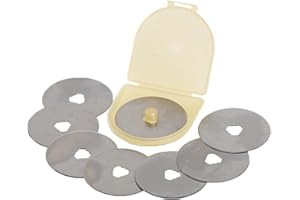 Olfa Lames Rotatives Inoxydable 45mm Pack De 10, Argent