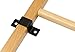IB-Style - High Quality Bedrail "FLAMO" Solid Beech-Wood Natural or White | Bedguard Child Kid Baby Bed Sleep - Width 55.1" - Height 16.5" Natural