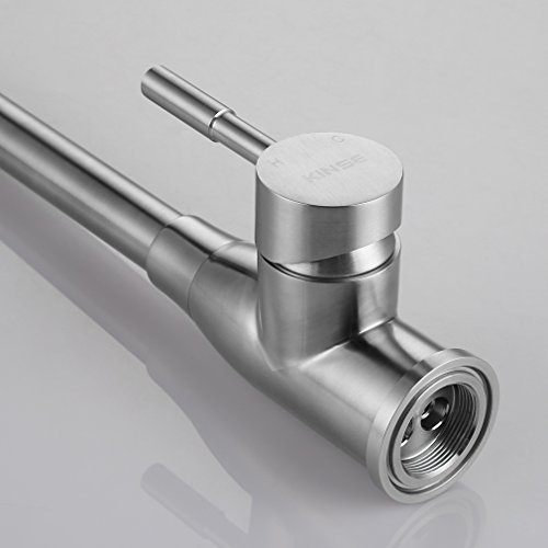 BONADE 360° Schwenkbar Auslauf Edelstahl Küchenarmatur Wasserhahn Küche für Bad Badenzimmer Waschbecken - 6
