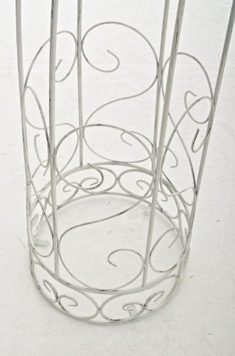 CLP XXL Metall-Rosenbogen TOSKANA, extra breit = 250 cm, Höhe 292, Tiefe 45 cm antik weiß - 7