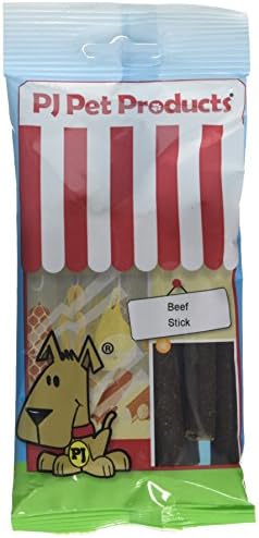 PJ Pet Products Beef Flavour Sticks Dog Treats Bag(100g x Pack of 18)