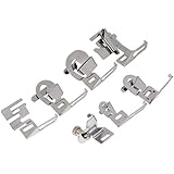 Sharplace 7pcs / Sistema de Pie Prensatelas Elástico de Hemmer para Máquinas de Costuras
