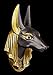 Produktbild Ägyptisches Wandrelief - Anubis Kopf | Deko Figur Ägypten Schakal Gott