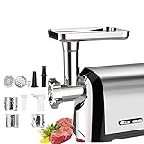 MINICADOR DE CARNE ELÉCTRICO: Meat Grinder permite al entusiasta del hogar crear su propia carne picada, salchichas y hamburguesas en muy poco tiempo.