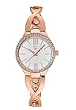 C-Collection by CHRIST Damen-Armbanduhr Analog Quarz One Size, silberfarben, rosé