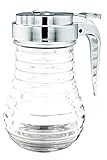 Fácil de utilizar y rellenar NERTHUS FIH 347 Jarra para Miel, Cristal, Transparente