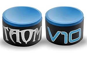 Y2PLAY Taom V10 Professionelle Billard-Queue-Kreide, Blau, 2 Stück