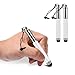 Produktbild C63 BlackBerry Classic Twin Mini ausziehbarer kapazitiver Stylus Touchscreen Stift - Weiß