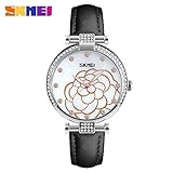 Easy Go Shopping Damenuhr Mode Wasserdichte Studentin Gürtel Quarz Uhr (Color : 2)