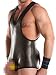 Produktbild 665 Leather Neoprene Open Crotch Wrestling Singlet Black Medium