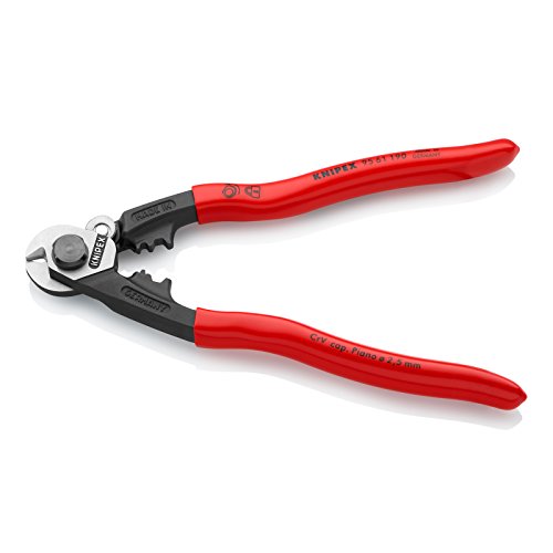 Knipex 95 61 190 Drahtseilschere mit zwei Pressprofilen - 2