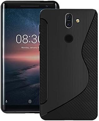 Mobile Phone Case Cover Compatible For Nokia 8 Sirocco Silicone Gel S Line Ultra Thin Case Cover In Black