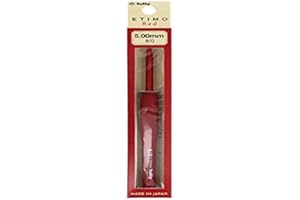 Tulip - Uncinetto Tulip Etimo Red Softgrip (5,00 mm) - 1 unità