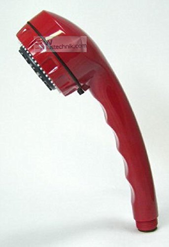 tecuro Handbrause ew-color – rot RAL 3003 3-fach umstellbar - 2