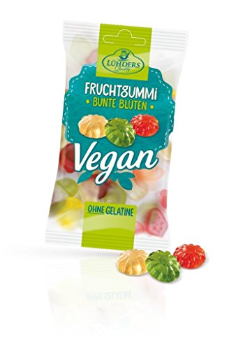 Lühders - Veganes Fruchtgummi Bunte Blüten - 80g