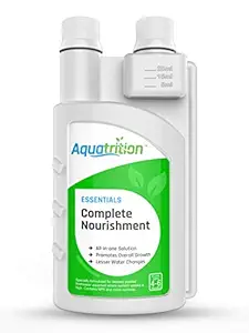 AQUATRITION Nutrient Supplements for Freshwater Planted Aquarium - Essentials Complete Nourishment 500 mL