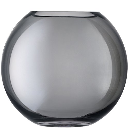 LSA International Polka Vase 24 cm grau - 2