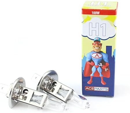 H1 100w Clear Halogen Xenon HID High Main Full Beam Headlight Bulbs