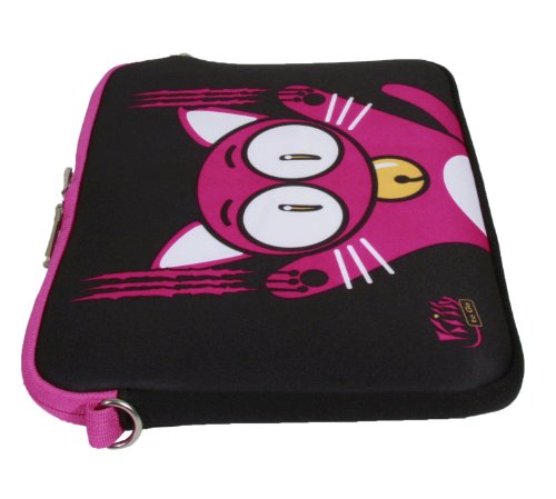 Kitty to Go LS140-10 Slipping Designer Schutzhülle für Laptops und Tablets mit einer Bildschirmdiagonale von 25,9 cm (10,2 Zoll) pink-schwarz - 9