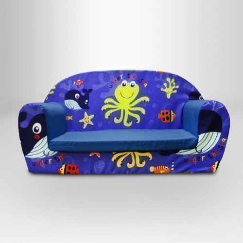 Ready Steady Bed Childrens Foam Sofa, Aqua Time