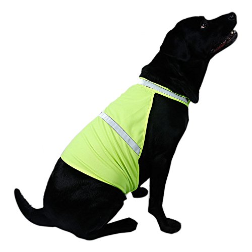 Hrph-Pets-Fluorescent-Security-Dog-Reflective-Vest-Clothes-Safety-Luminous-Waterproof-Pet-Clothing