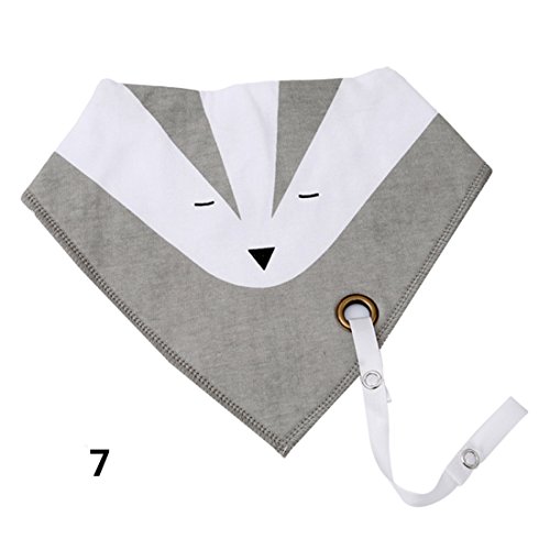 VWH Baby Dreieckstuch Lätzchen Spucktuch Multifunctional Baumwolle Doppellagig Lätzchen - 2