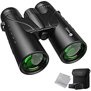 12x42 High Power Military Binoculars, slopehill Binocular for Adults with Football-BAK4 Prism, FMC Lens, Waterproof Low Night Vision for Bird Watching Travel Stargazing Hunting with Case and Strap