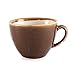 Produktbild Olympia Ofen gp362 Bark Cappuccino-Tasse, Porzellan, 230 ml Fassungsvermögen, Braun (6 Stück)