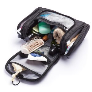 Kulturtasche zum Aufhängen, Kulturbeutel, Reise Flaschen für Rasierzeug Kosmetika für Herren und Damen | Wasserdicht Veranstalter für Badezimmer Zubehör, Flüssigkeiten | TSA genehmigt - 5
