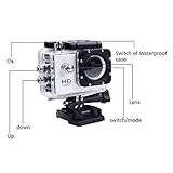 Goldfox® SJ4000 Profi Actioncam Sport Camera Actionkamera Wasserdicht DVR Camcorder 1.5′ Bildschirm 12MP Full HD 1080P 2/3 CMOS Aktion Sport Kamera Unterwasser 30M Antishake Originale Helmkamera - 5