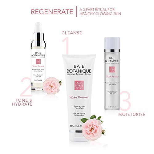 Baie Botanique ∙ Regenerierendes Reinigungsgel ∙ Rose Renew Waschgel mit Rosenwasser, Rose Absolue, Hagebuttenkernöl, Vitamin C, MSM, Grüner Tee. - 4