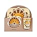 Produktbild shangjunol Kinder-Geschirr-Set 5er Baby-Bambusfaser-Cartoon Bowl Tier Geschirr Set Kleinkind-Cup-Löffel-Gabel