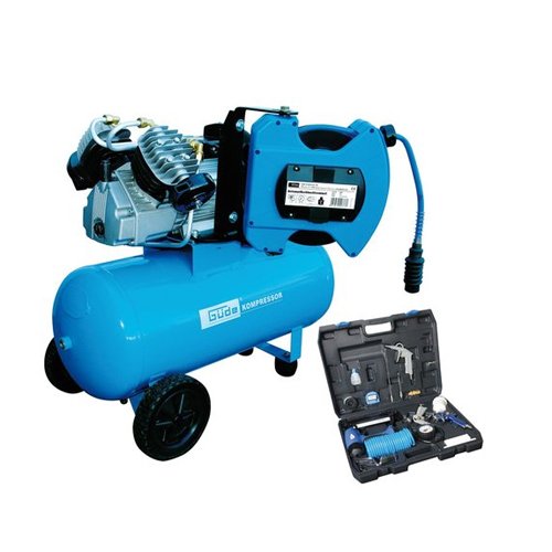 Preisvergleich Produktbild Güde Druckluft Kompressor Set 400 / 10 / 50 / N 18-tlg.
