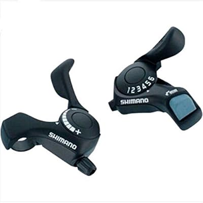 Ndier Transmission vélo Levier de Vitesses Gauche ou à Droite Jeu de câbles avec Frein Gauche Main Droite 3X7-Speed ??Shift Levier 3 x 7 Speed ??Shifter Top Mount Speed ??Bike Produits pour Sport
