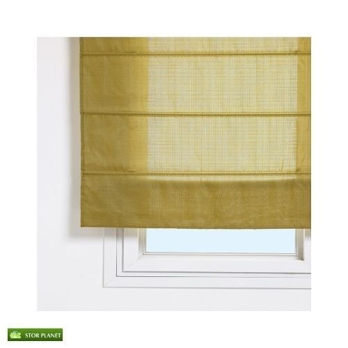 Stor Planet Siena Estor Plegable con Varillas, Poliéster, Pistacho, 90x175 cm