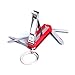 Produktbild Ndier Nagelknipser Multifunction 6-in-1 EDC Nagelknipser + Schlüsselanhänger + Schere + Messer + Schraubendreher + Nagelfeile + Nagelfeile M Rot