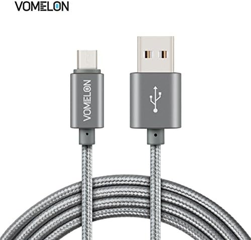 Mircro USB Cable (6 Feet)[2 Pack] , V0MEL0N High Speed Data Cable Durable Nylon Fiber Braided Cable Cord for Samsung Galaxy, Nexus, LG, Motorola, Android Smartphones and More