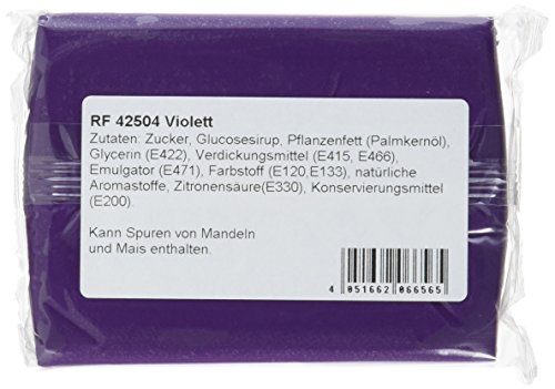 Cake Company Fondant violett, 4er Pack (4 x 250 g) - 4