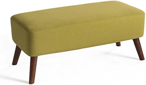 HJHY® Solid wood Shoe Shoe European clothing store Sofa stool fashion Dress up Bench stool Try shoes Small long stool 90 × 40 × 40cm correct sitting posture ( Color : #6 )