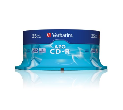 Verbatim CD-R 52x Speed 700MB CD-Rohlinge 25er Spindel - 2
